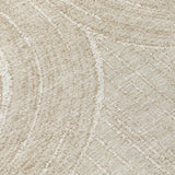 3' X 5' Beige And Tan Geometric Washable Indoor Outdoor Area Rug