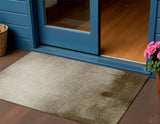 3' X 5' Khaki Brown And Beige Abstract Washable Indoor Outdoor Area Rug