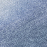 3' X 5' Navy Blue Charcoal And Sky Blue Abstract Washable Indoor Outdoor Area Rug