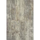 5' X 8' Beige Wheat And Taupe Striped Washable Area Rug With UV Protection