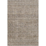 5' X 8' Brown And Beige Striped Washable Area Rug With UV Protection