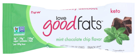 LVEGOODFAT MNT CHOC CHP ( 12 X 1.38 OZ   )
