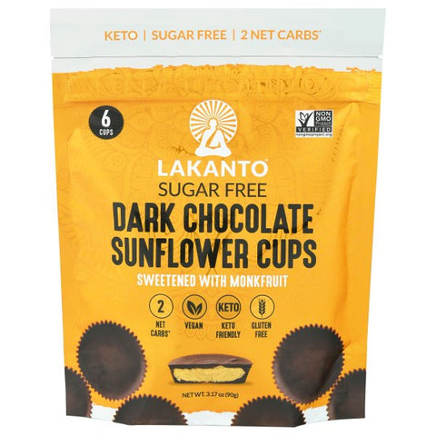 LAKAN SNFLWR CUPS DKCHOC ( 8 X 3.17 OZ   )
