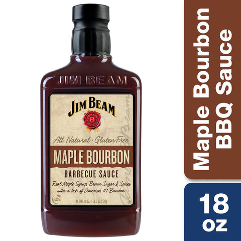 JMBN BBQ/SC MPLE BOURBON ( 6 X 18 OZ   )