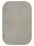 6' X 9' Beige Indoor Outdoor Area Rug