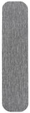 8' Gray Indoor Outdoor Runner Rug