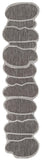 8' Light Brown And Beige Medallion Indoor Outdoor Runner Rug