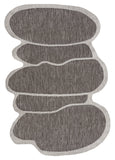9' X 12' Light Brown And Beige Medallion Indoor Outdoor Area Rug