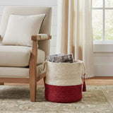 17" Ivory Nesting Jute Basket