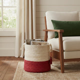 19" Ivory Nesting Jute Basket