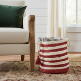 19" Ivory Nesting Jute Basket