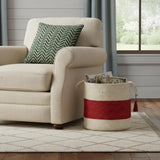 19" Ivory Nesting Jute Basket