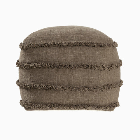 8' X 10' Taupe Beige And Gray Abstract Washable Indoor Outdoor Area Rug