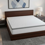 3" White Gel Memory Foam California King Mattress Topper