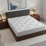 2" White Cotton King Mattress Topper