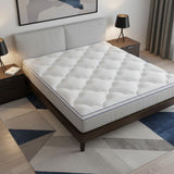 2" White Cotton California King Mattress Topper