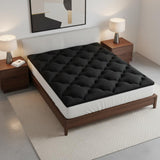 2" Black Cotton California King Mattress Topper