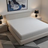 3" White Gel Memory Foam King Mattress Topper