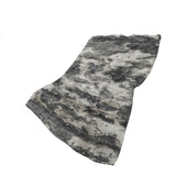 50" X 70" Black Ivory And Gray Abstract Plush Throw Blanket