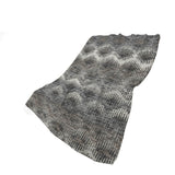 50" X 70" Charcoal And Gray Geometric Plush Throw Blanket