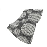 50" X 70" Gray And Ivory Geometric Plush Throw Blanket