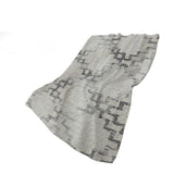 50" X 70" Taupe And Ivory Abstract Plush Throw Blanket