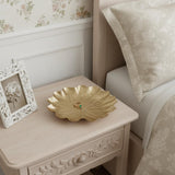 12" Gold Metal Handmade Lily Pad Vanity Tray