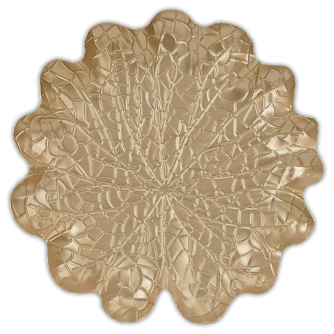 8' Ivory And Red Floral Medallion Runner Rug
