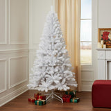6' White Full Pine Christmas Tree