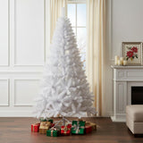 7' White Full Pine Christmas Tree