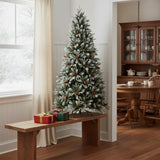 4' White Full Pine Christmas Tree