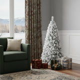 5' Full Flocked Pine Christmas Tree