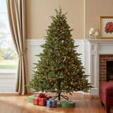 6' Pre Lit Full Pine Christmas Tree
