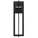 Black LED Dimmable Outdoor Hanging Light