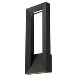 Black LED Dimmable Outdoor Hanging Light