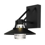 Black Transparent LED Dimmable Outdoor Hanging Light