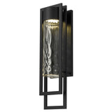 Black Seeded LED Dimmable Outdoor Hanging Light