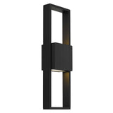Black LED Dimmable Outdoor Hanging Light