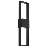 Black LED Dimmable Outdoor Hanging Light