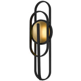 Black LED Dimmable Outdoor Hanging Light