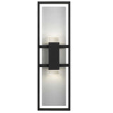 Black LED Dimmable Outdoor Hanging Light