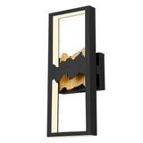 Black LED Dimmable Outdoor Hanging Light