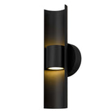 Black LED Dimmable Outdoor Hanging Light
