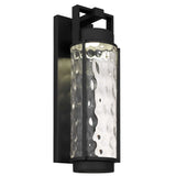 Black Hammered LED Dimmable Outdoor Hanging Light