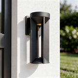 Black LED Dimmable Outdoor Hanging Light