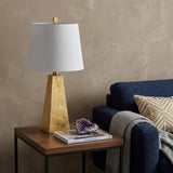 21" Gold Novelty Table Lamp With Globe Shade