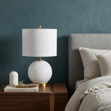 21" Gold Novelty Table Lamp With Globe Shade
