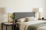Set of Two 29" Gold Table Lamps With Shades