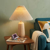 21" Beige Lighthouse Table Lamp With Empire Shade