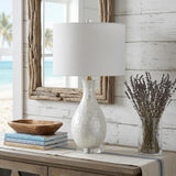 27" Clear Novelty Table Lamp With Drum Shade